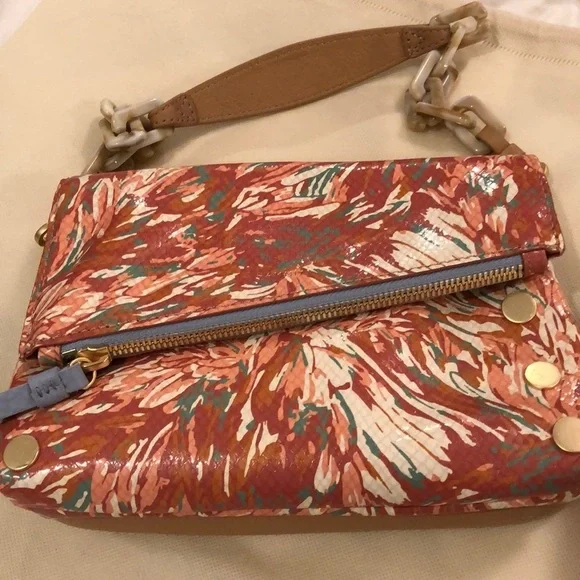 HAMMITT DILLON SMALL CLUTCH/SHOULDER/CB Garden Party Pink + 5 NORTH WALLET NWT - Picture 6 of 16